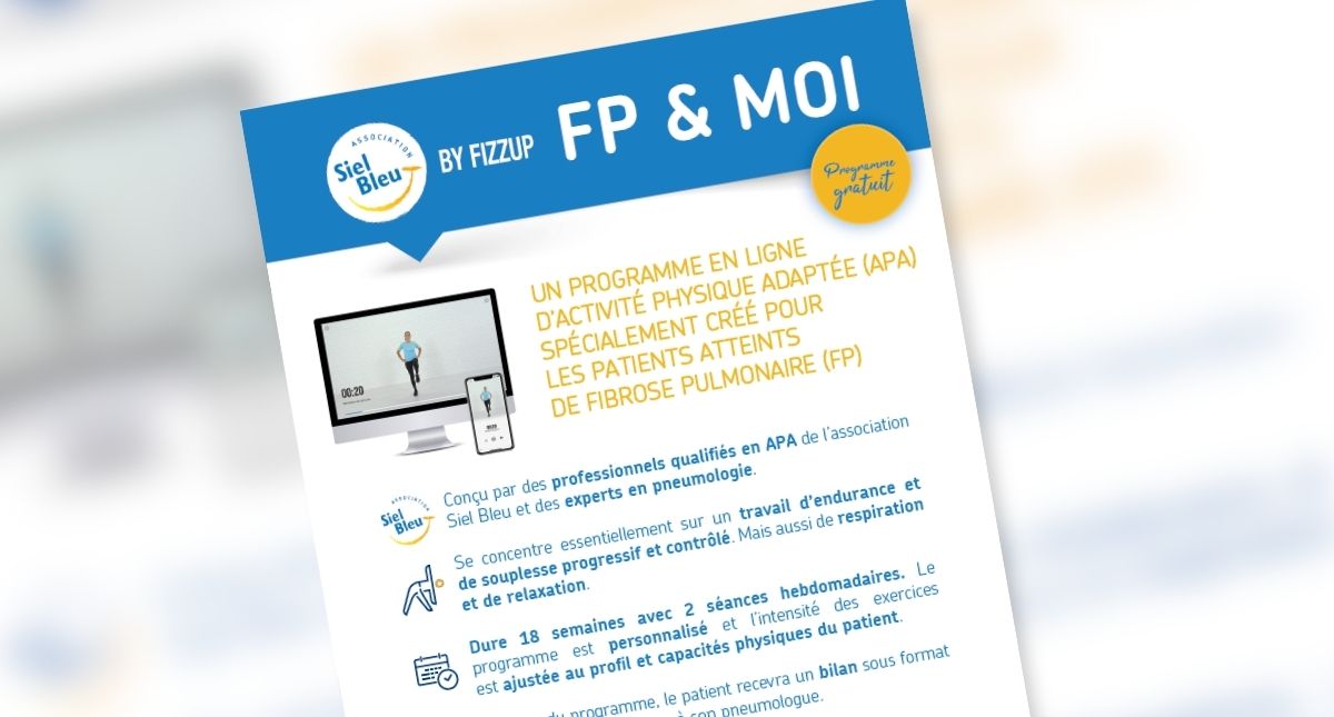 FP & MOI : L' APA en ligne pour les patients atteints de fibrose pulmonaire