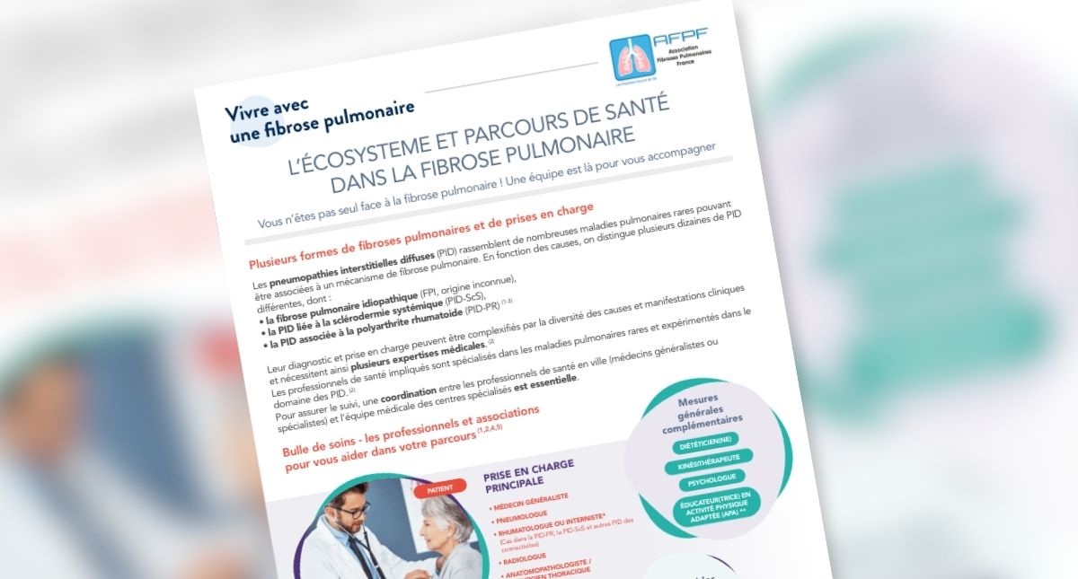 Fiche Pratique Patients : Ecosystème & parcours de santé dans la fibrose pulmonaire