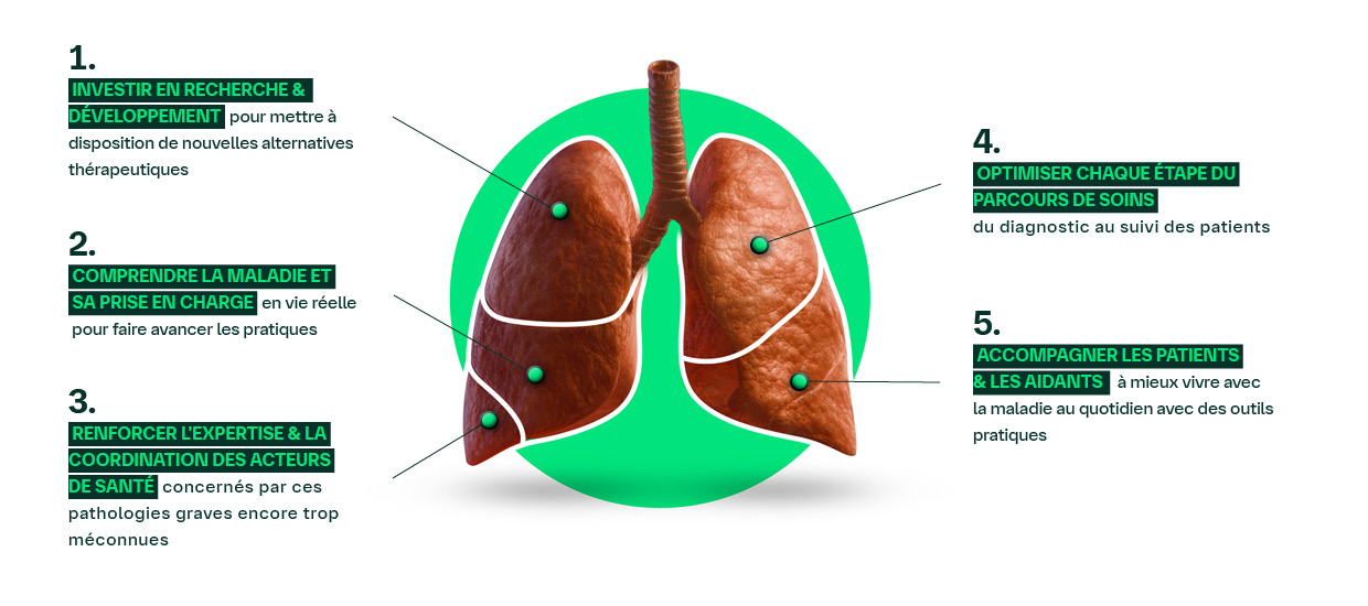 visuel Nos 5 axes principaux d’engagement