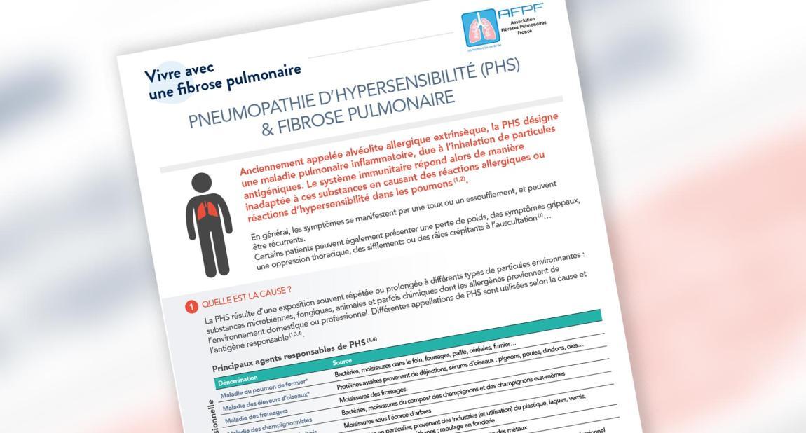 Fiche Pratique Patients : PHS & Fibrose pulmonaire